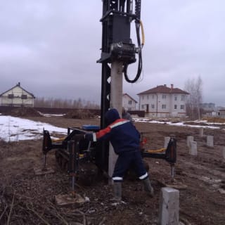 Фундаменты на забивных ЖБ сваях