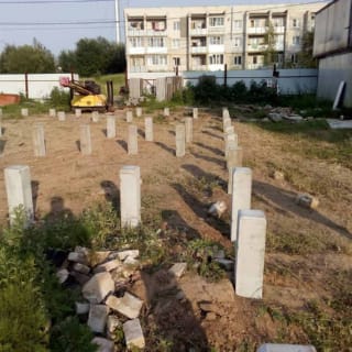 Фундаменты на забивных ЖБ сваях
