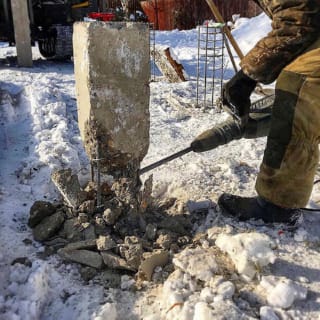 Фундаменты на забивных ЖБ сваях