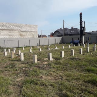 Фундаменты на забивных ЖБ сваях