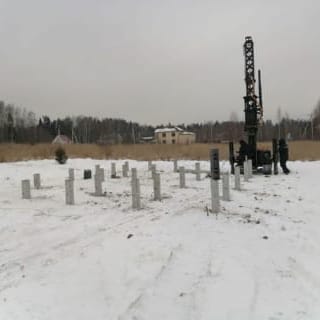 Фундаменты на забивных ЖБ сваях