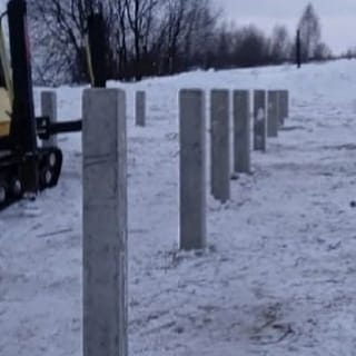 Фундаменты на забивных ЖБ сваях