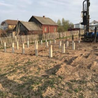 Фундаменты на забивных ЖБ сваях