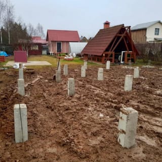 Фундаменты на забивных ЖБ сваях