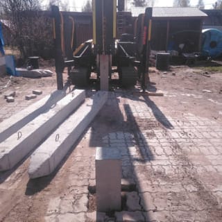 Фундаменты на забивных ЖБ сваях